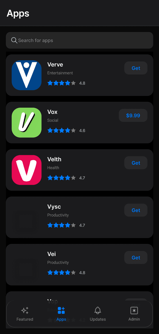V Store app icon 2