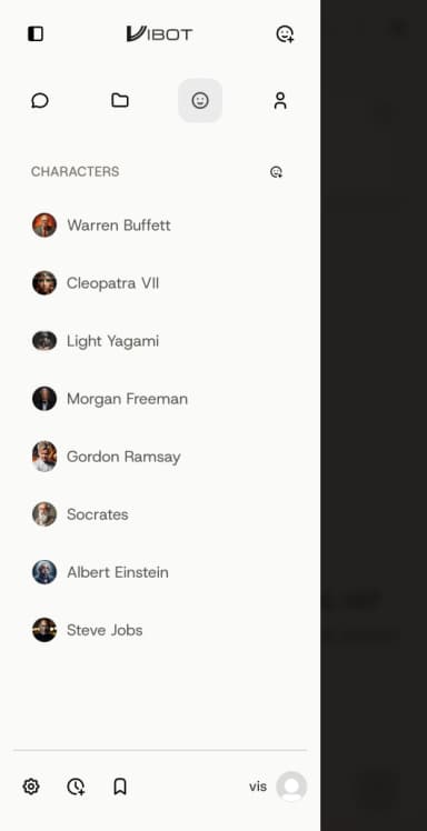 Vibot Characters screenshot
